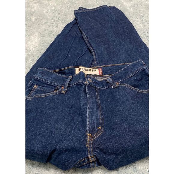 Levi's 505 Jeans Men's Size 30 x 32 Denim Blue Jeans Regular Straight Fi… - Picture 11 of 12